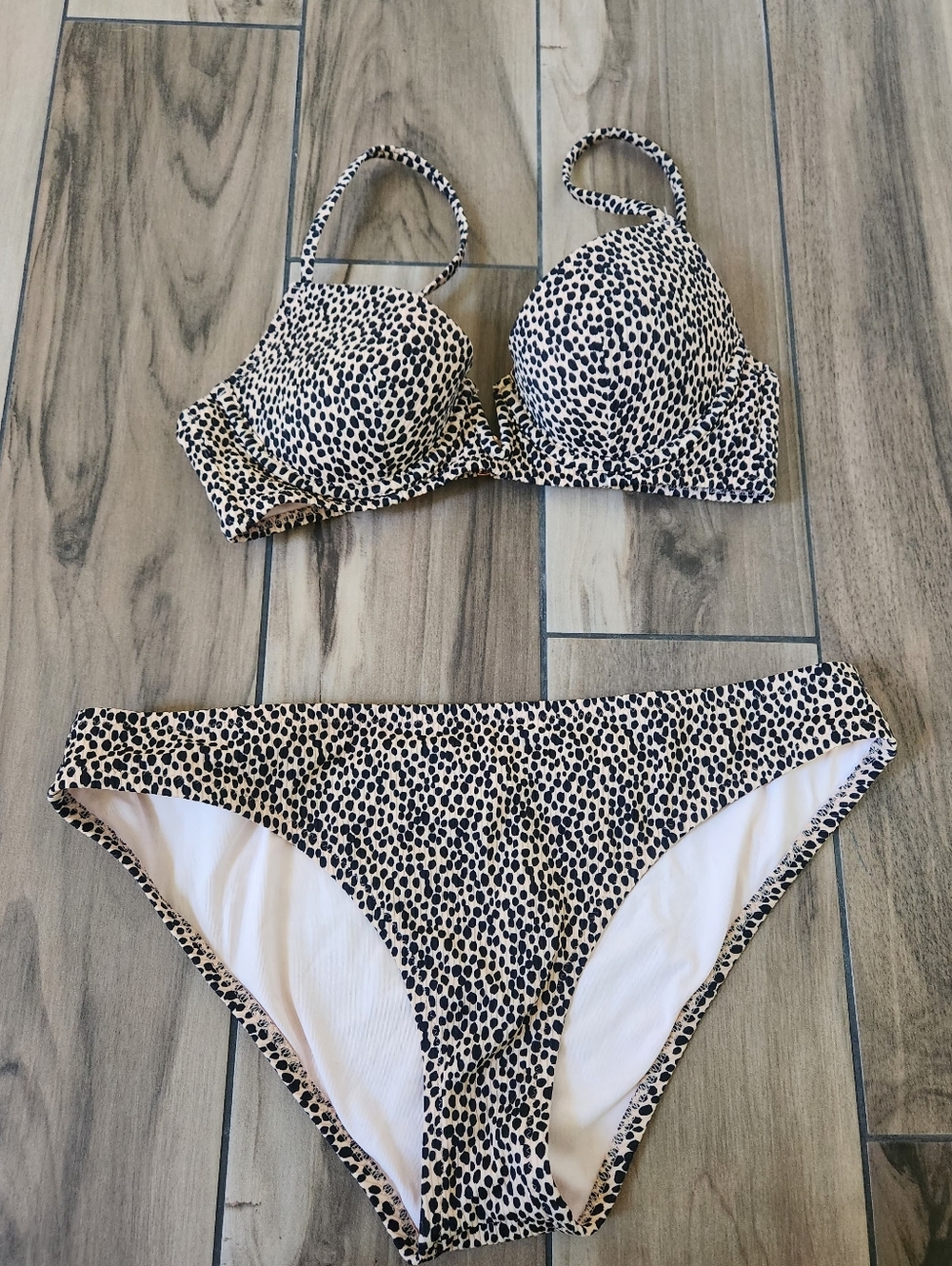 Shade & Shore Cheetah Print Bikini